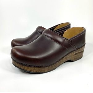 Dansko Leather Clog Comfort Slip On Shoe EUR 35